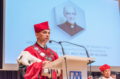 [FOTO] Ks. prof. Michał Heller doktorem honoris causa Politechniki Rzeszowskiej