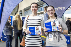 Stoisko Politechniki Rzeszowskiej na targach Edu Salon,