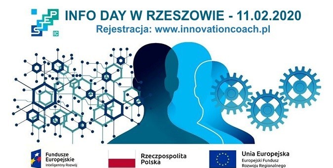 Info Day w Rzeszowie – „Innovation Coach - wsparcie przedsiębiorców w rozwoju działalności B+R+I”